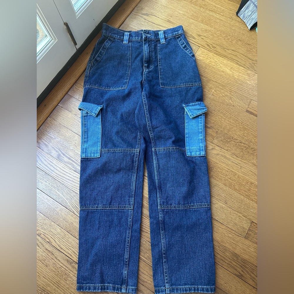 PacSun never worn cargo jeans sz 26